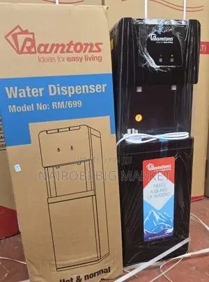 Black Ramtons Hot and Normal Standing Water Dispenser