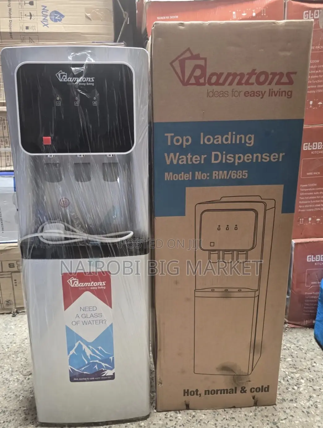 Ramtons Rm/685 3 Taps Dispenser With Compressor Cooling