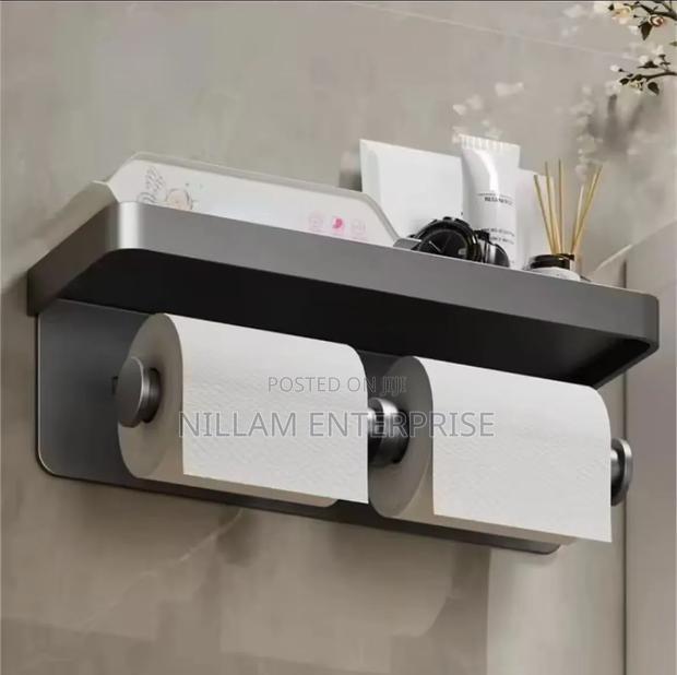 Double Roll Wall-Mounted Paper Holder* - thumbnail 3