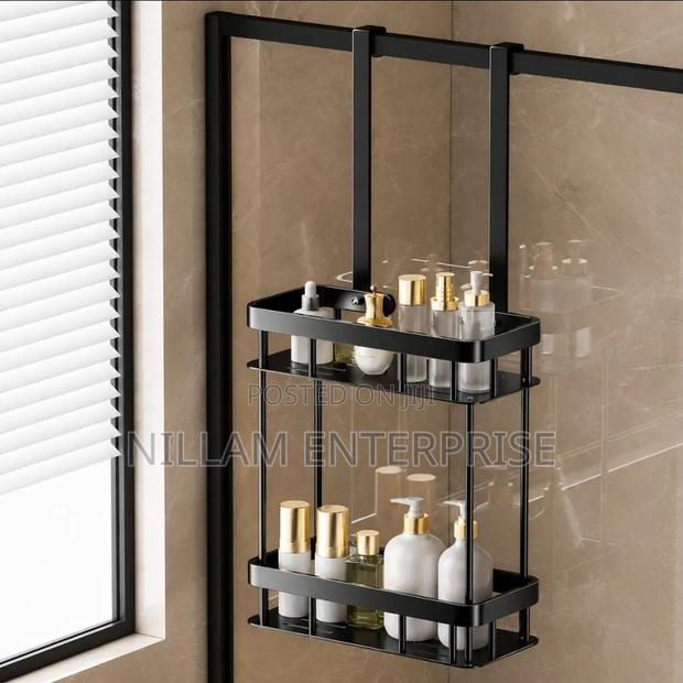 Bathroom Door Hanging Storage Rack - thumbnail 3