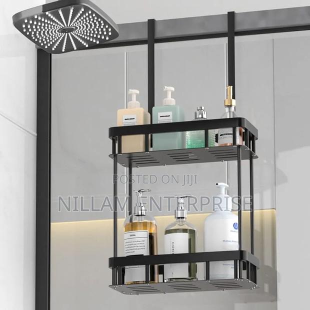 Bathroom Door Hanging Storage Rack - thumbnail 4