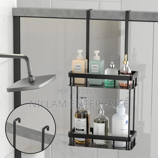 Bathroom Door Hanging Storage Rack