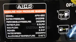 Aico Japan 8.5hp Petrol High Pressure Washer 3400 Psi – Apw-850