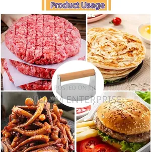 Heavy Duty Round Stainless Steel Chapati Spinner\Burger Press*