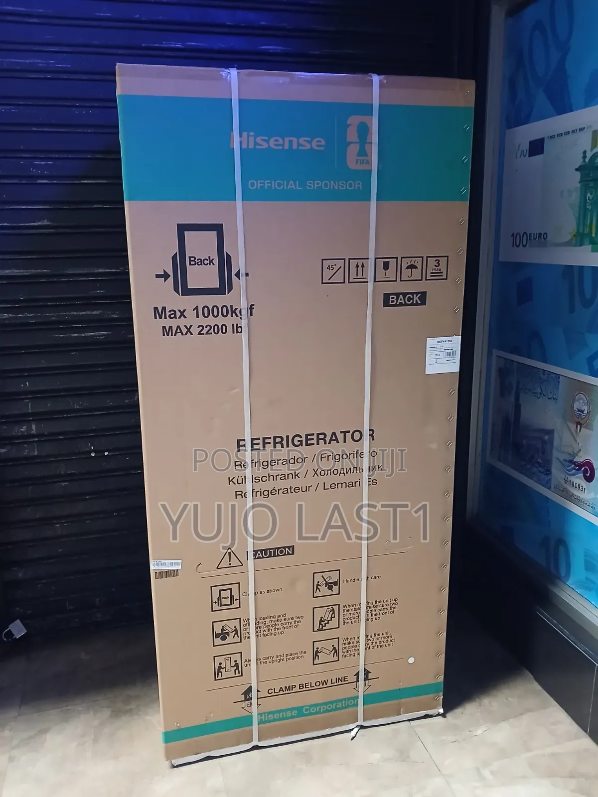 Hisense Side by Side 434l Inverter Fridge Ref441dr -