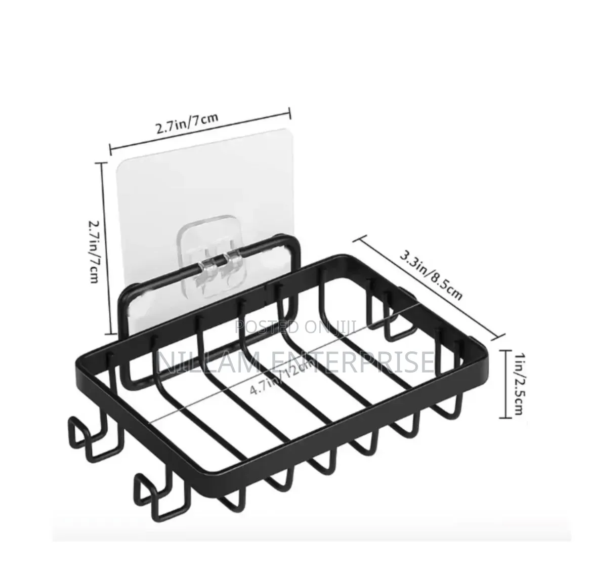 *Wall Mounted Stainless Steel Soap Dish*