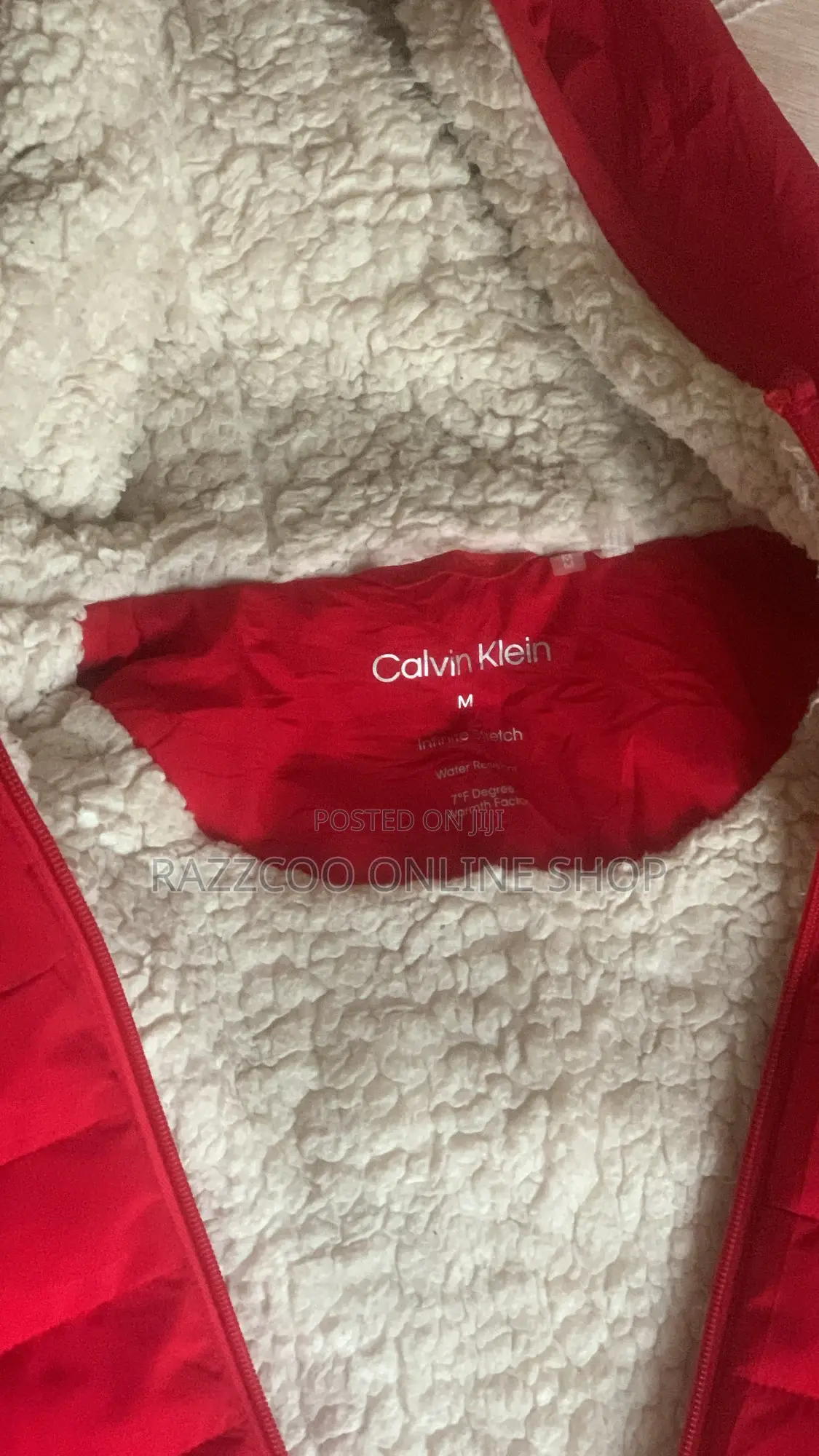 Calvin Klein Puffer Jacket With Sherpa Lining