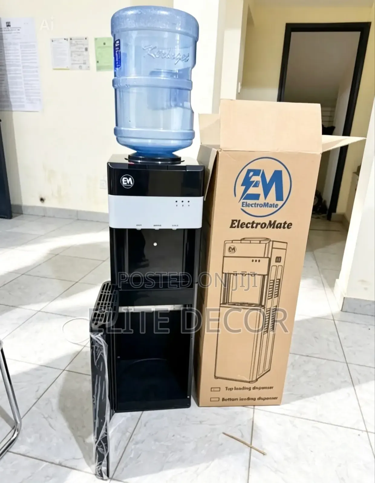 Electromate 3 Taps Bottom Load Water Dispenser ( Hot, Normal Cold)