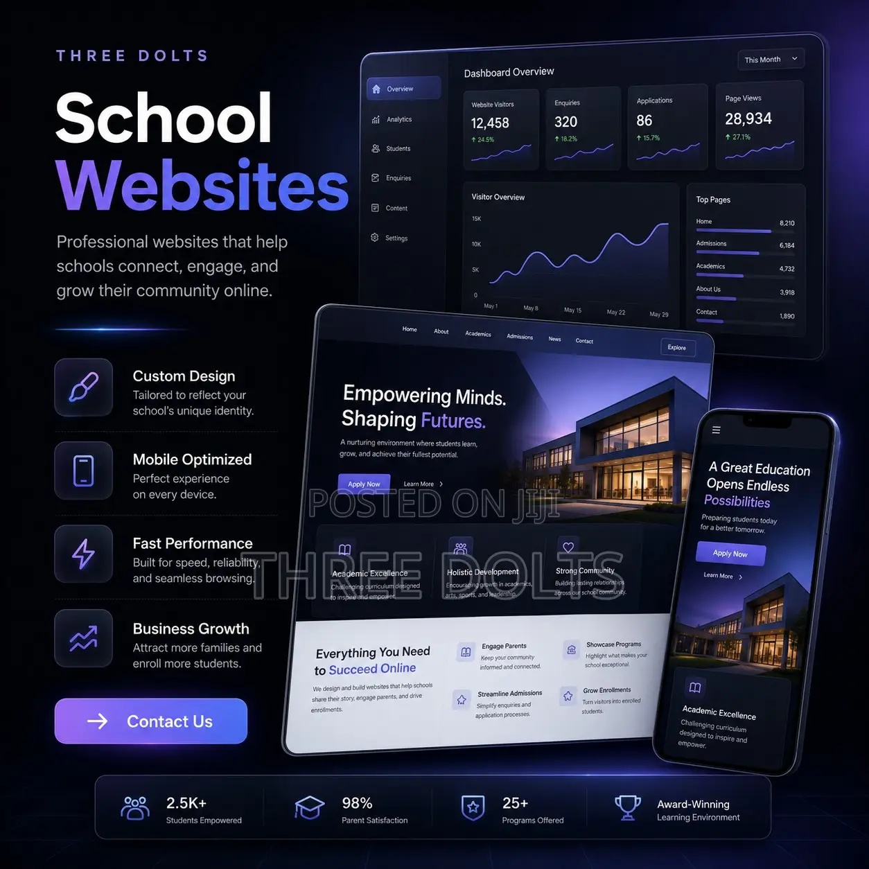 School Websites – Modern, Informative Easy To Manage