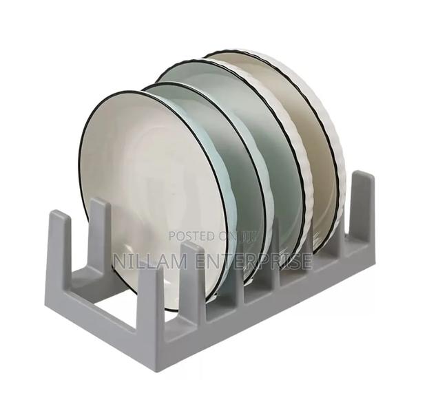 Multi-Purpose Pot Lid Plate Storage Rack
