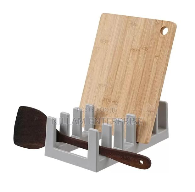 Multi-Purpose Pot Lid Plate Storage Rack - thumbnail 2