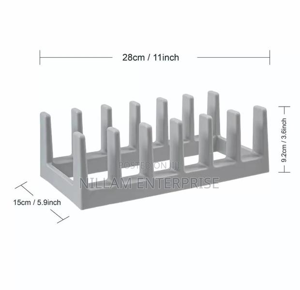 Multi-Purpose Pot Lid Plate Storage Rack - thumbnail 5