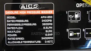 Aico Gasoline Pressure Washer 3400 Psi 8.5hp Portable Cleaning Machine