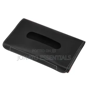 Leather Car Tissue Holder Sun Visor Organizer