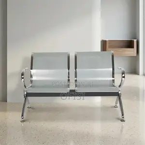Waiting Bench; 2 Link Steel Reception Waiting Bench