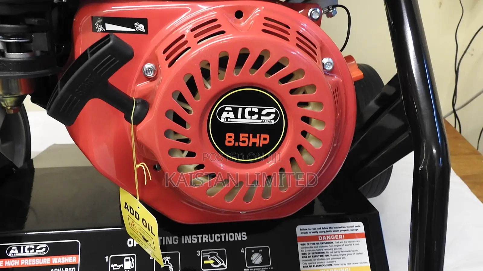 Aico Petrol High Pressure Washer 8.5hp Engine Apw-850