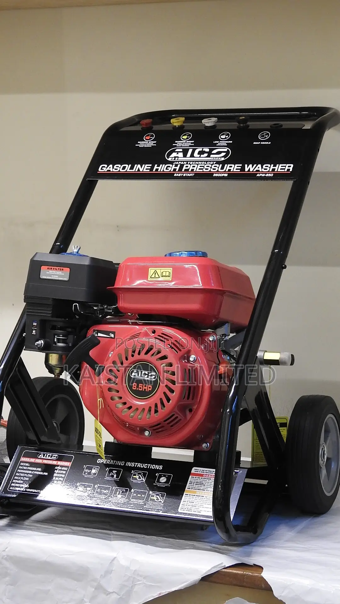 Aico Petrol High Pressure Washer 8.5hp Engine Apw-850