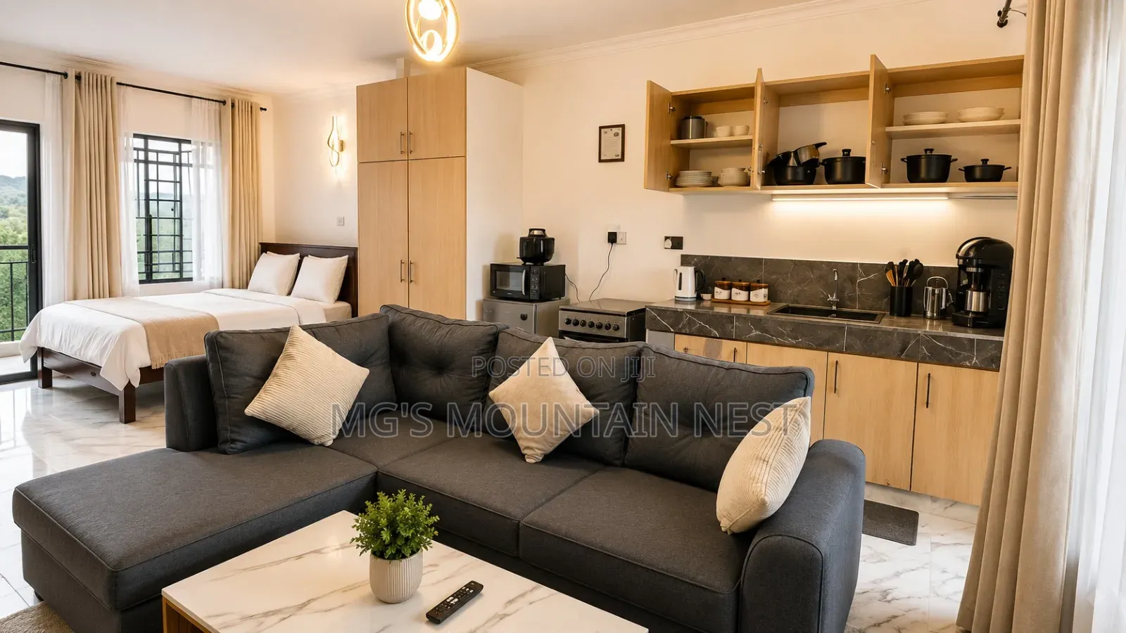 Mg's Mountain Nest| Executive Nanyuki Studio Airbnb| Near Club Zero