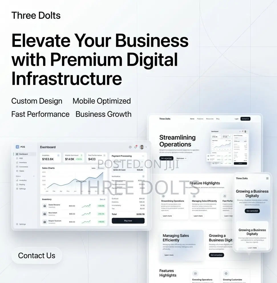 Transform Your Online Presence | Three Dolts Web Development