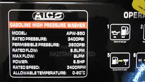 Aico 8.5hp Gasoline High Pressure Washer / Petrol High Pressure Washer