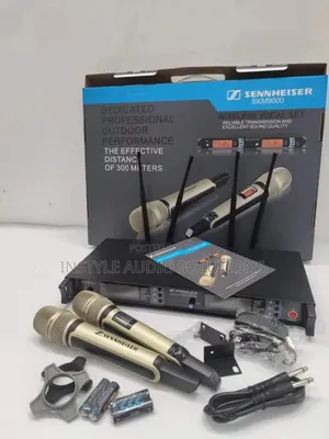 Senneizer Skm9000 Digital Display Wireless Microphone 300 Meters Range