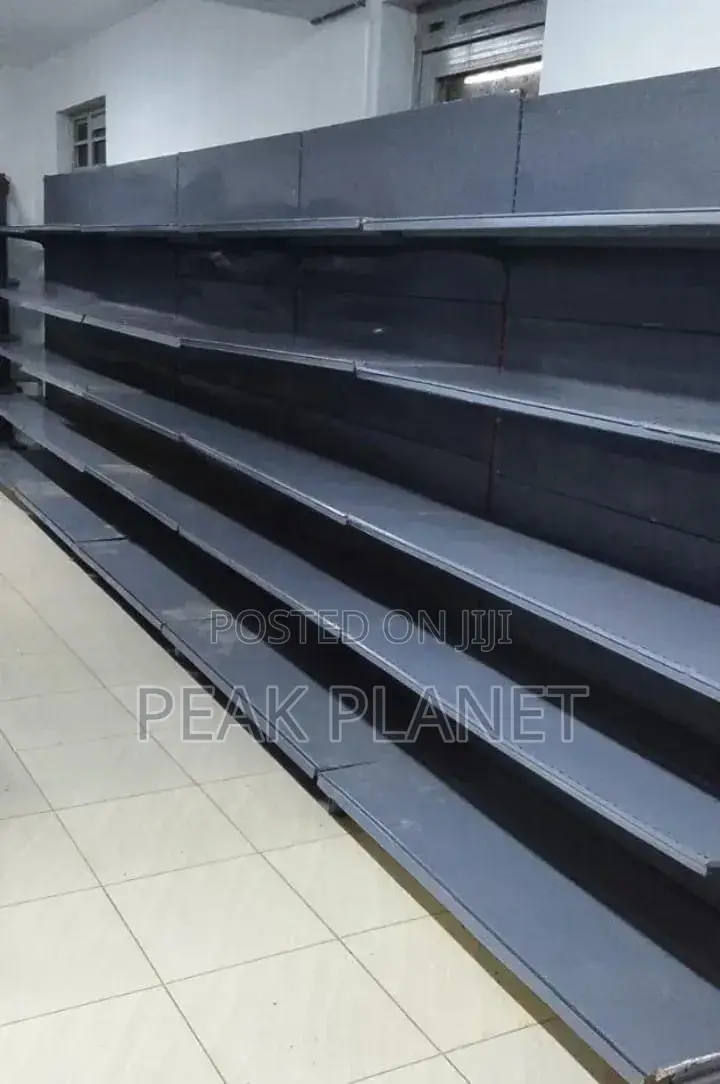 Supermarket Single Shelf – Heavy Duty Display Rack 