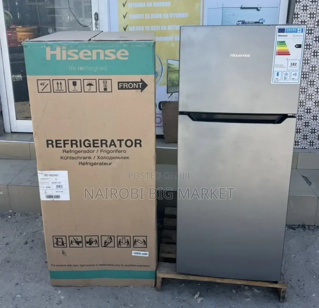128litres Hisense Double Door Fridge