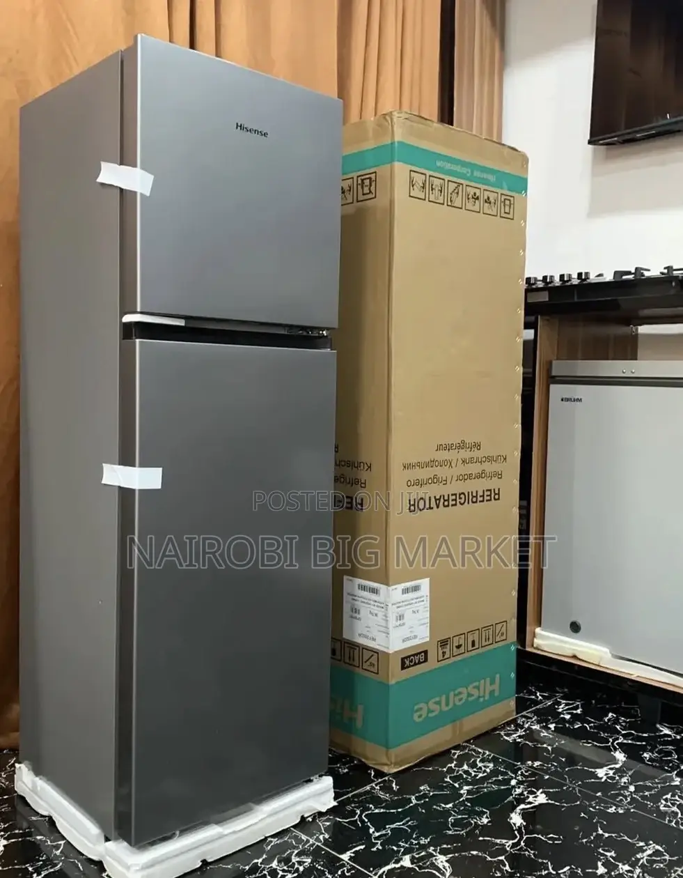 Hisense Fridge 154litres Double Door