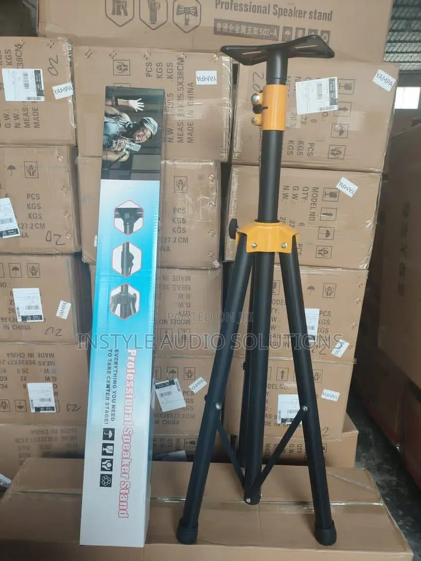 Metallic Adjustable Speaker Stand Suitable for Mid Range Speaker