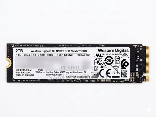 Western Digital Sn720 2tb Nvme M.2 Ssd (Cl / Pc) - Flash Sale