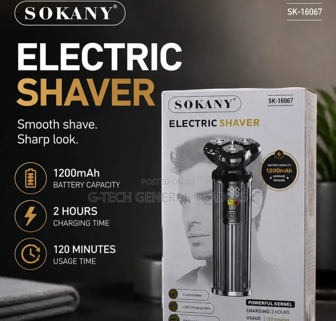 Sokany Electric Shaver 1200mah