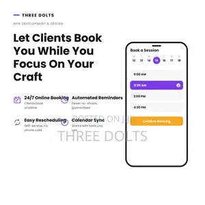 Custom Booking Website App Development | Online Scheduling