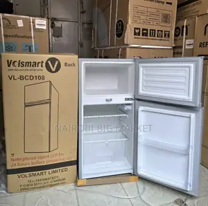 Volsmart 108litres Double Door Fridge