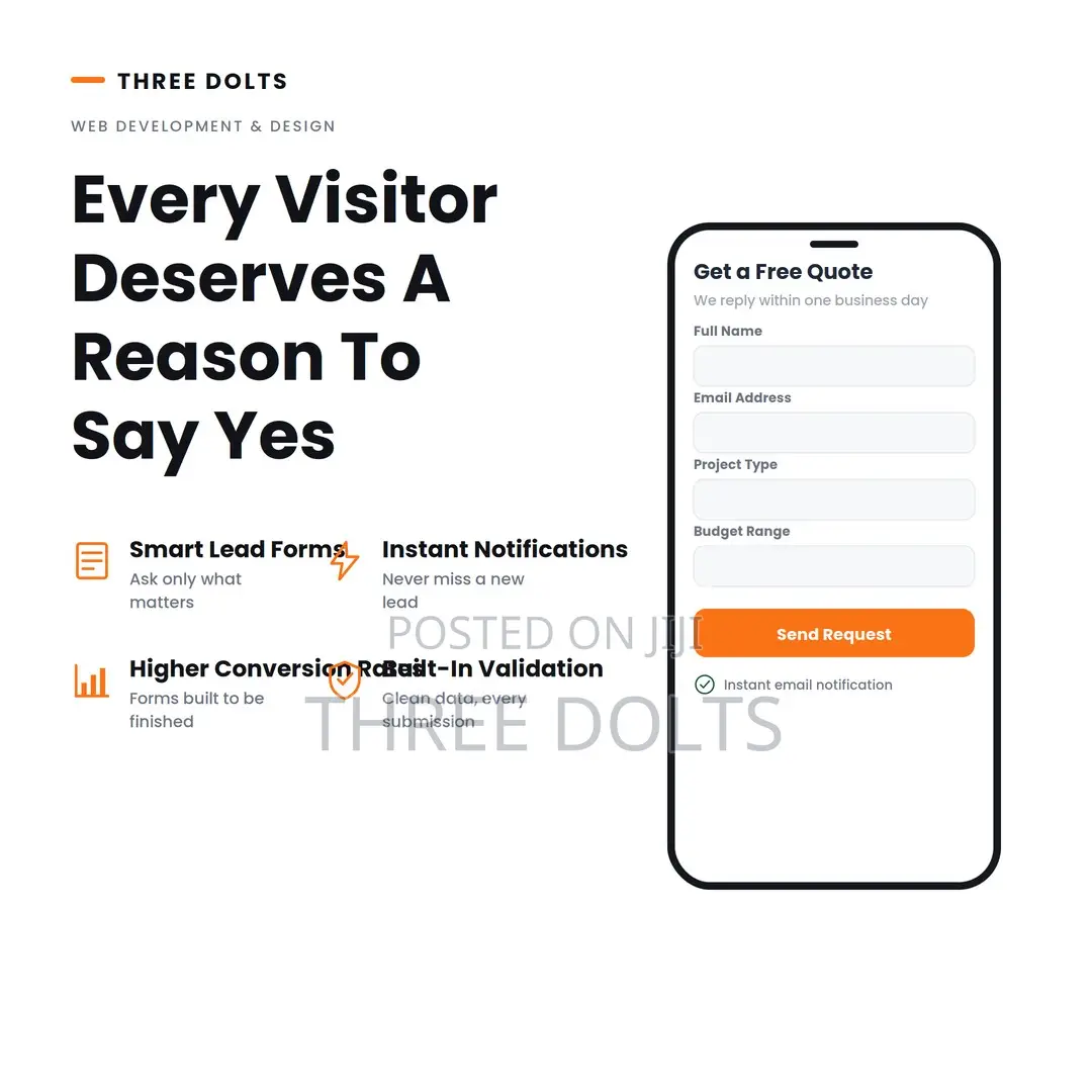 Lead Generation Website Design | High-Converting Contact Forms