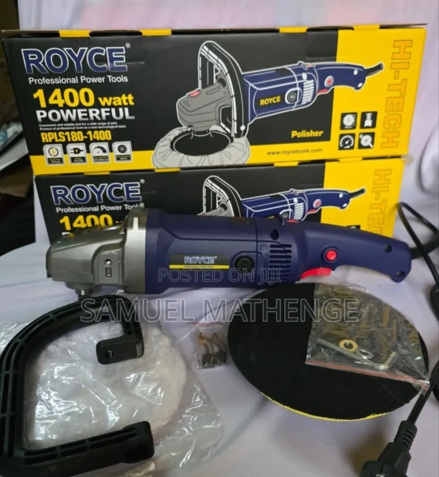 Royce 1400w High Performance Polishing Machine – Car Polisher
