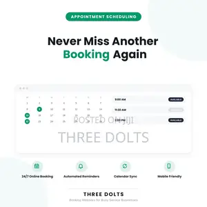 Online Booking Website Design | 24/7 Appointment Scheduling Websites