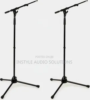 Best Quality Heavy Gauge Metallic Adjustable Microphone Tripod Stand