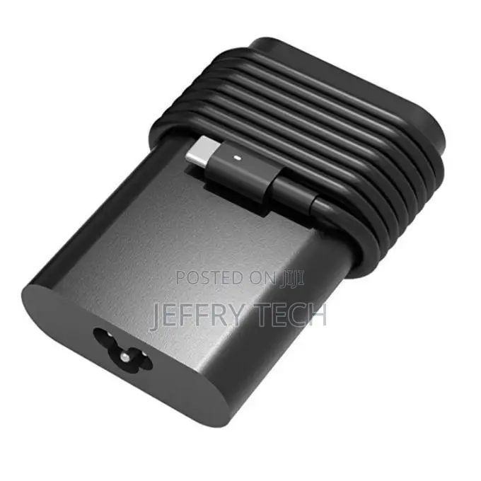 Dell 65w Usb Type-C Power Charger Adapter - Black