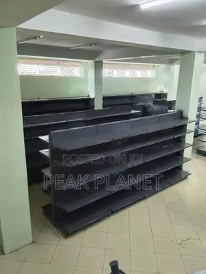 Double Shelves for Supermarkets – Smart Display Storage 