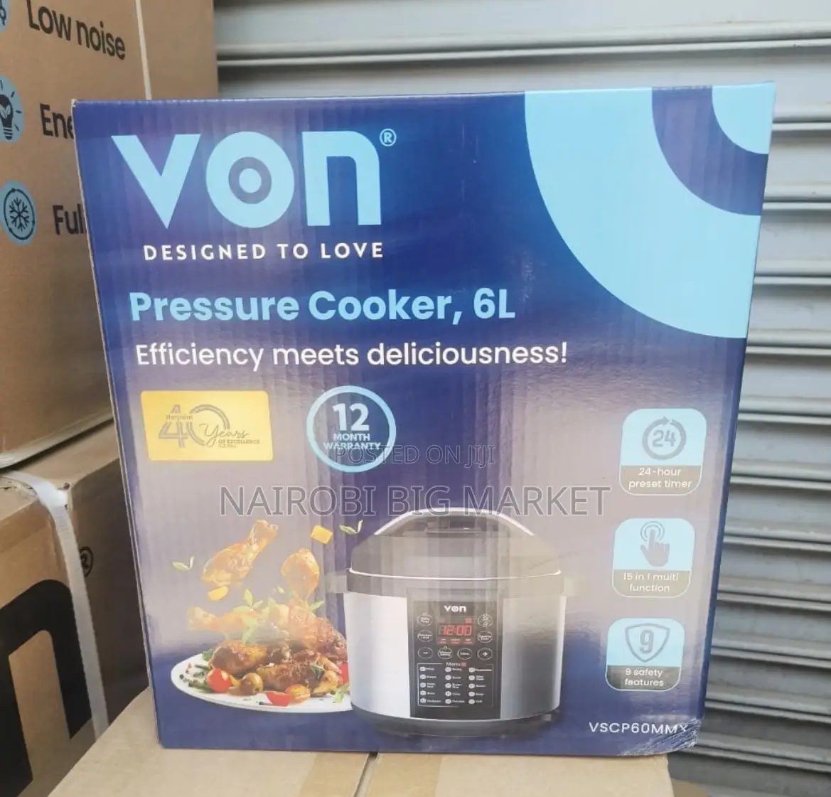 6 Litres Von Electric Pressure Cooker