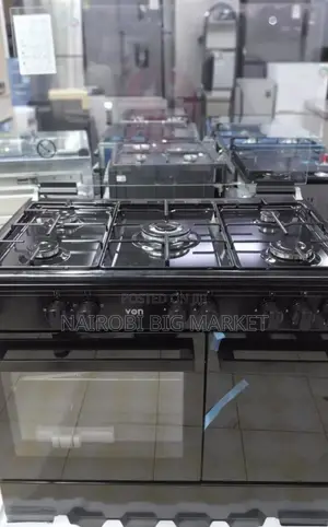 60*90 Von Free Standing Cooker – 5 Gas Burner