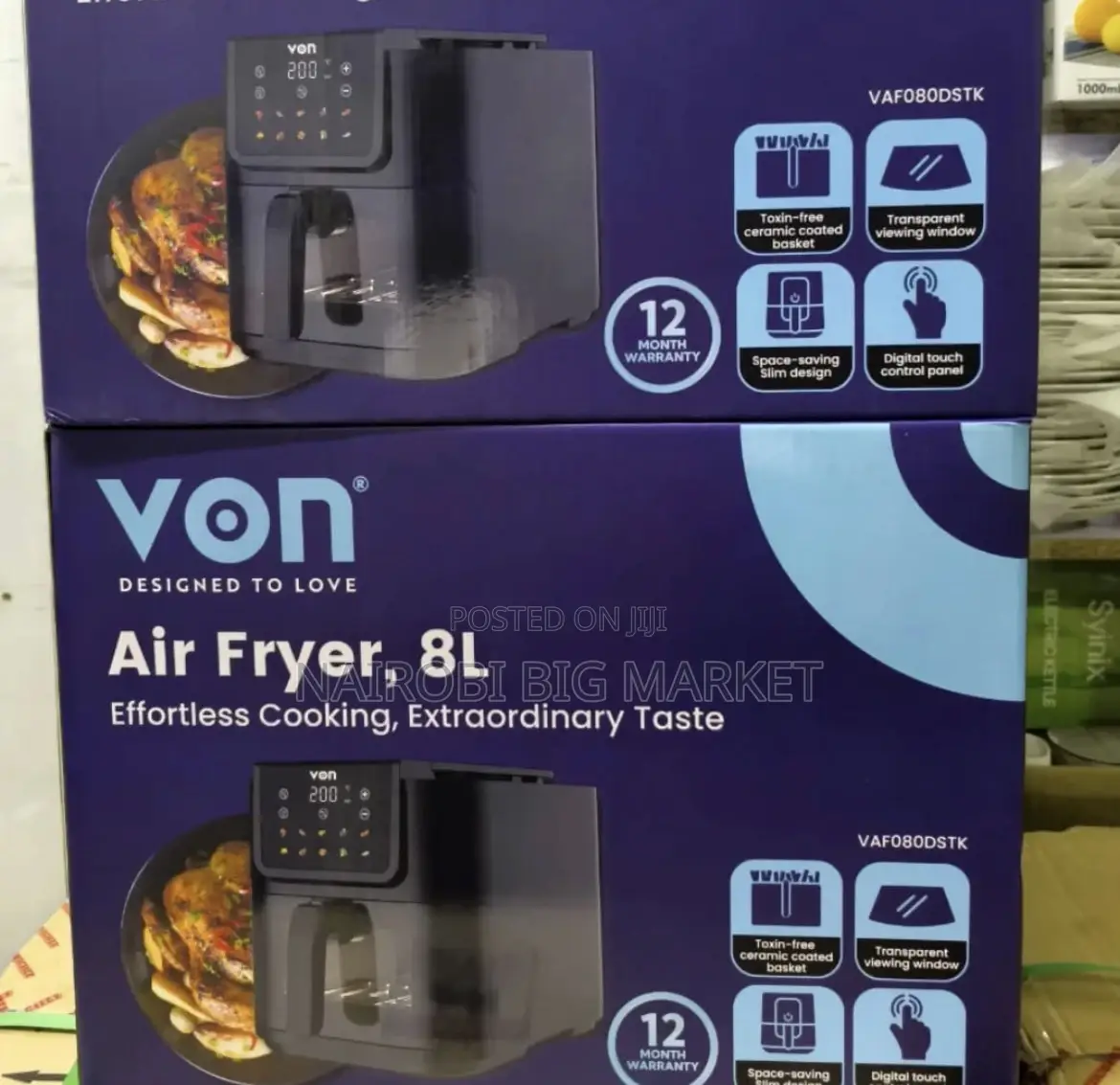 Von Airfryer 8 Litres