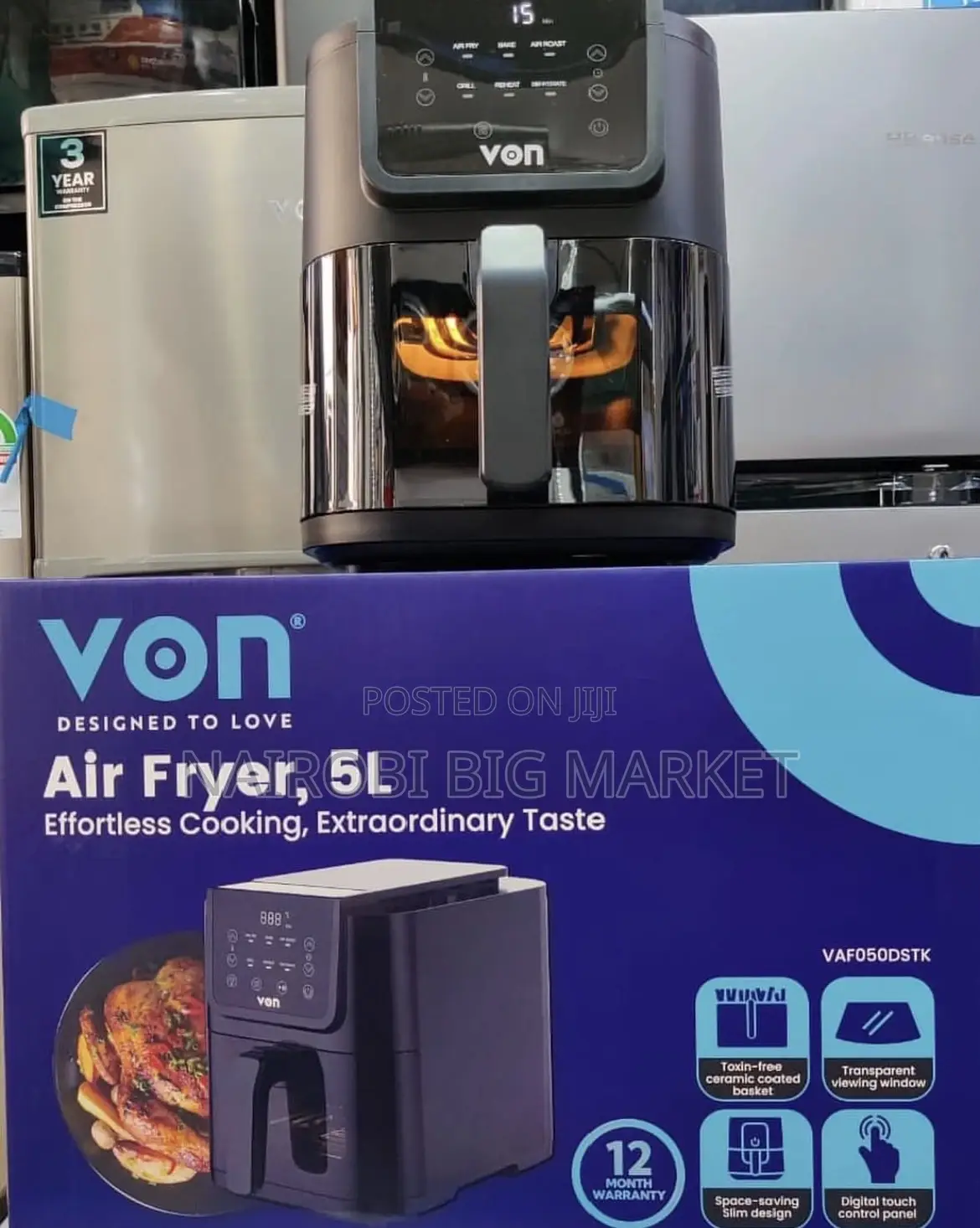 Von 5litres Airfryer