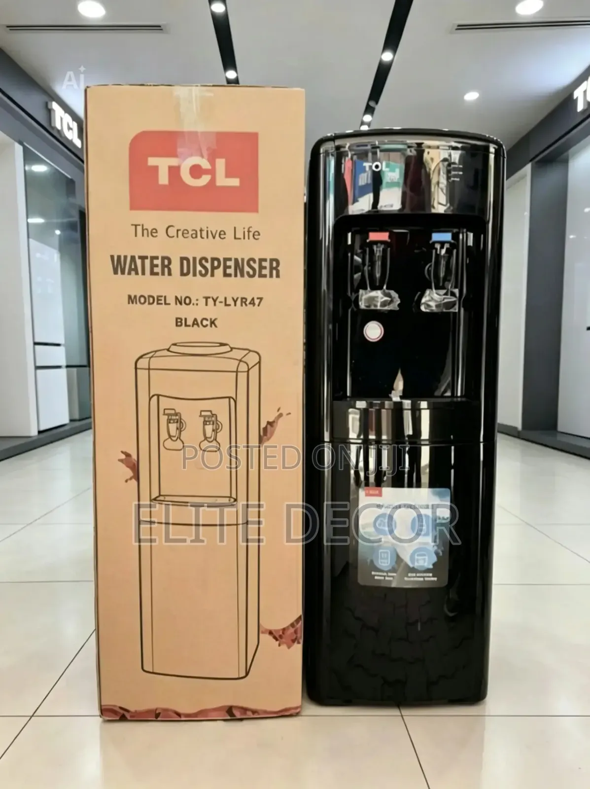 TCL R47 Hot, Normal Cold Water Dispenser – Compressor Cooling