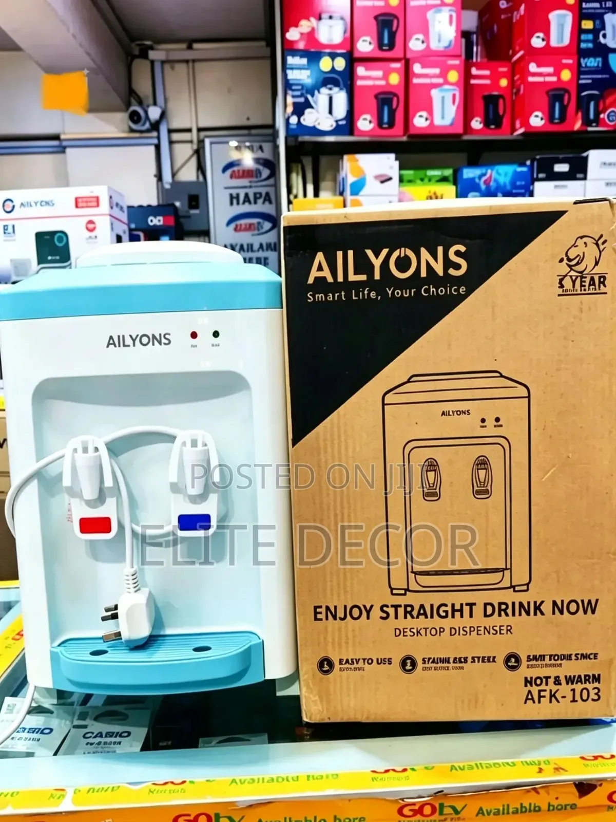 Ailyons Afk 103 Table Top Water Dispenser Hot and Normal