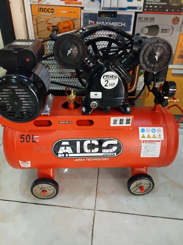 Aico 2hp Air Compressor Double Piston - thumbnail 2