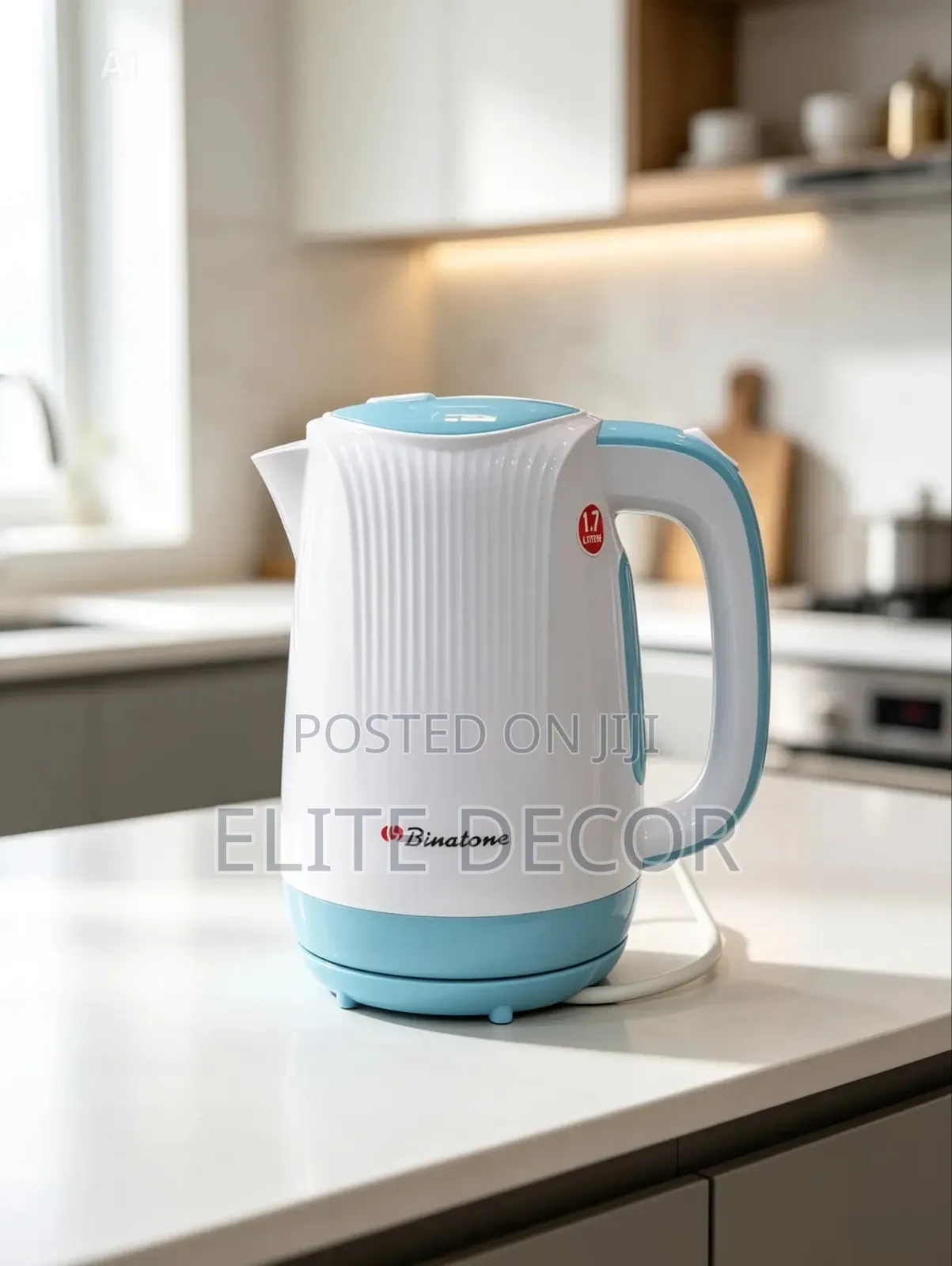 Binatone 1.7litres Cordless Plastic Electric Kettle Cej 1779
