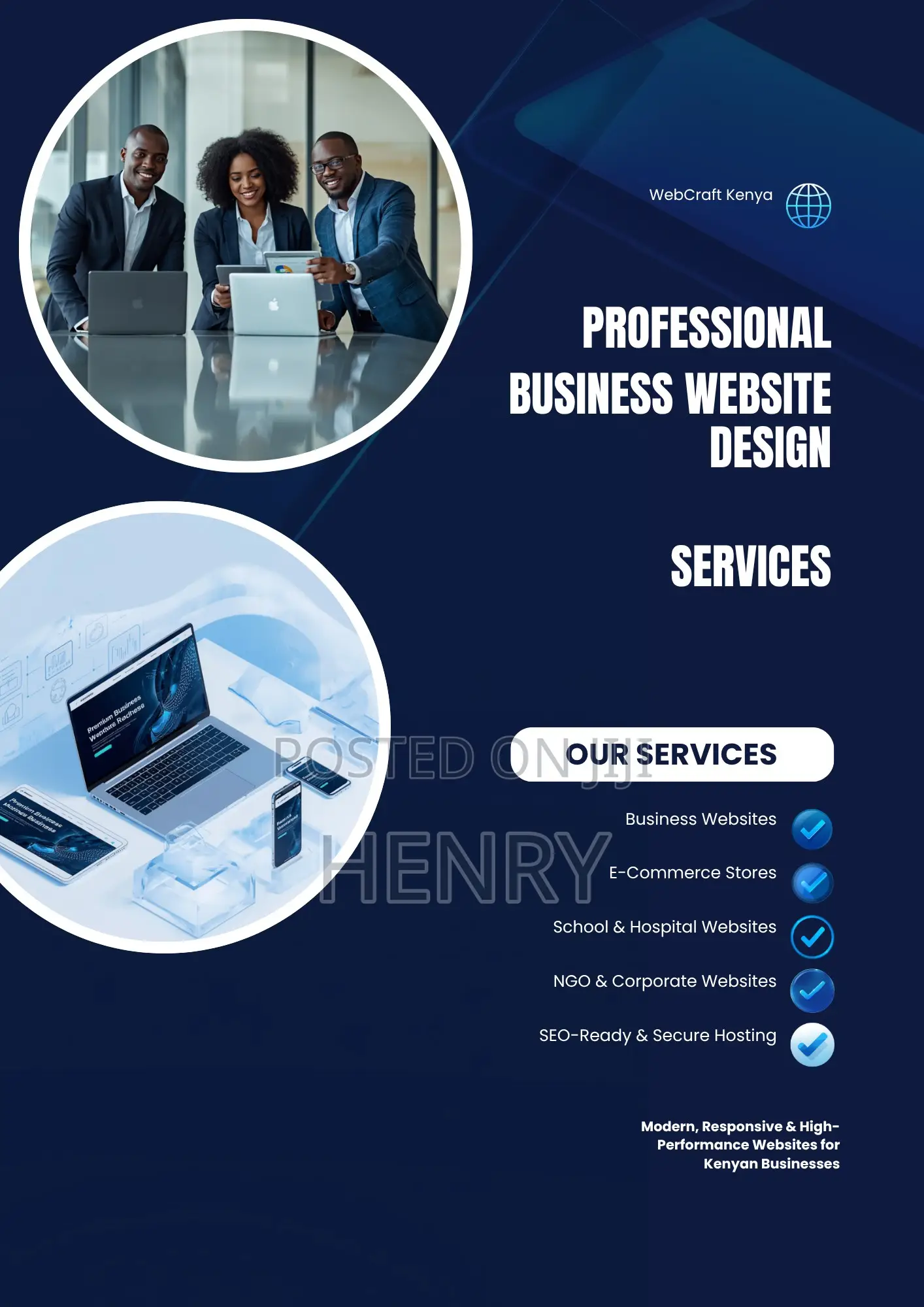 Professional Business Website Design Services in Kenya