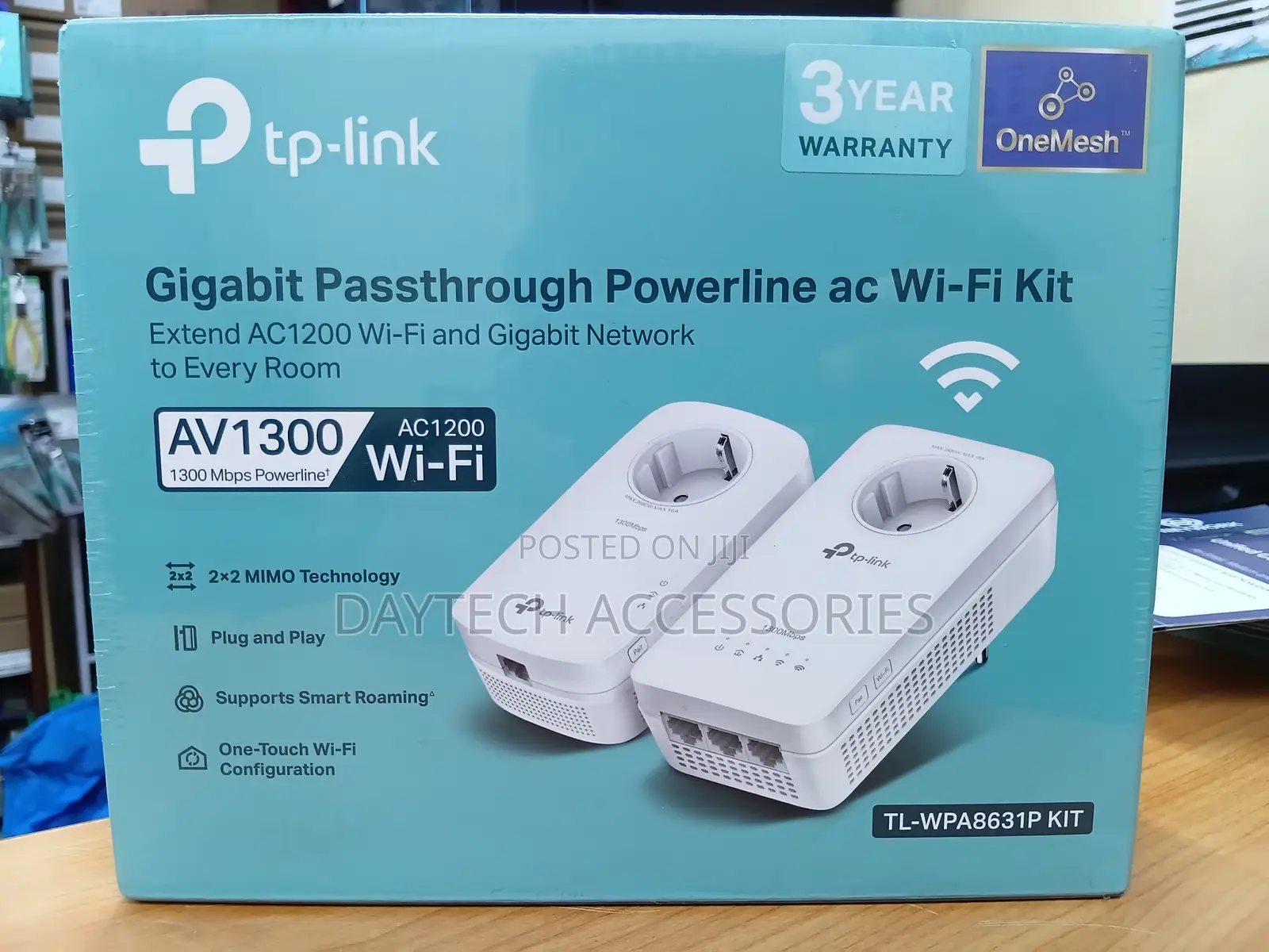 Tp-Link Tl-Wpa8631p Wifi Powerline Kit Av1300 Network Adapter