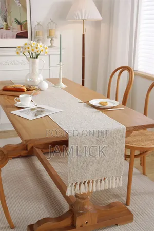 Modern Woven Dining Table Runner 33×228cm - Av